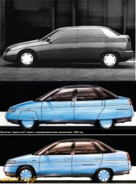 а уж прототип 10-ки 1986г. вообще одно лицо. Точнее, жопа.