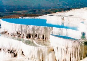Памуккале, Турция. Безумно красивое место.
