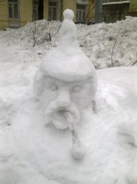 А это я в прошлом году лепил. :-)
