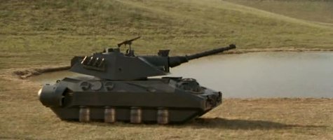 Я, когда это увидел, вспомнил фильм "Сержант Билко": выглядит футуристично, но не более того)