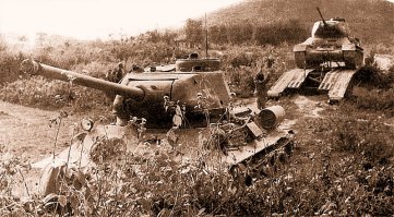 Тридцатьчетверки против американцев