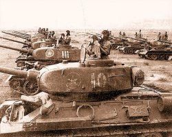 Тридцатьчетверки против американцев