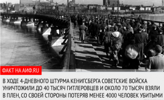 А по поводу Грозного...
Мой дед закончил войну при штурме Кенигсберга.Его танк подбили в городских боях.Так вот,Грозный детский лепет по сравнению с укрепленным Кенигсбергом,но когда войсками командуют настоящие военачальники,а не запойная сволочь.Тогда и появляются такие результаты
