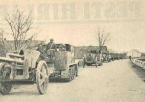 Есть у меня несколько фотографий венгерской техники . В годы войны через мой город проходили венгерские войска