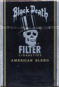 Ещё были сигареты в чёрной пачке с черепом...
ага