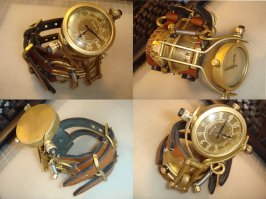 Работы в стиле стимпанк часового мастера из Японии по имени Харуо Суекичи.