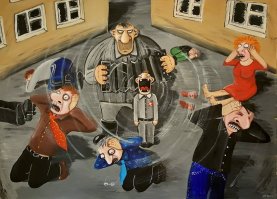 Чемпион по заимствованию чужих песен,клоун в кирзачах, православный анархист,атеист,косарь от армии-эту характеристику можно разбавить только конской мочой.К сожалению жив до сих пор! Его песни лечат только ПТУшников и это печально.