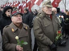 В Европейской Латвии 16 марта средь бела дня чиновники и их приспешники со значками фашистскими ходят - и ничего (хоть закон и запрещает). СС-овцы недобитые ходят и пенсию повышенную получают - тоже ничего. В мотопробегах Латвии замечен рокер со свастикой. Да и в садиках не стесняются проводить уроки патриотизма - пусть детки посмотрят и примерят СС-вскую касочку. 

А вы тут про вечеринку в костюмах (в других новостях не говорится, что это наци-акция. Это было шествие в честь дня основания частной школы, где дети голосованием выбрали костюмы).