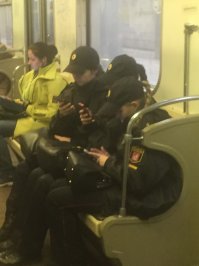 Модники из российского метрополитена