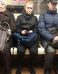 Модники из российского метрополитена
