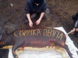 Пожалуйста, прекратите мучать хрюшку!