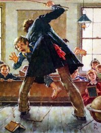 во времена Ломоносова розгой за двойку лупили