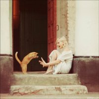  Девушки и кошки
