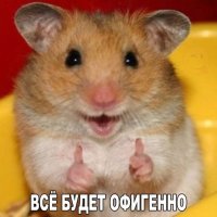 Спасибо за позитив. Всех с наступающим! Главное, чтобы этот хомяк не ошибался :)