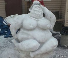 Фотографии самых креативных снеговиков