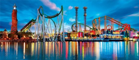 Либо пост столетний, либо афтар перепутал. Universal Studios - фотка старая, там Халка уже нет, но парк зачётный, рекомендую.

А №4 - фотка из Флоридского Диснея.