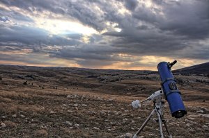 А вот с той же астровылазки на Караби (Крым) - мой телескоп