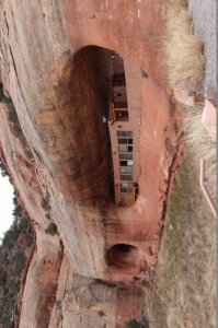 Дом в скале в штате Юта