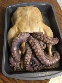 По ходу, тупорылый дайвер обосрался так что убегая раскидал все свое снаряжение.... И нафиг вообще поплыл туда....