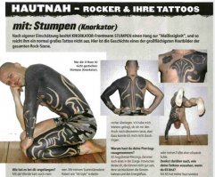 Новая татуировка поверх старой