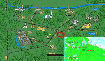 Я вот здесь служил. 
Что там я вам не скажу - тайна.