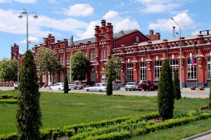 Вокзал в г.Кропоткин. Ст. Кавказкая.