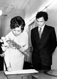 Редкие свадебные фотографии советских знаменитостей