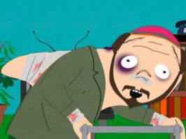 Коп: "Так, давайте разберемся в ситуации: Эта женщина пыталась вернуть свои яйца, которые были в коленных чашечках одного пацана, у которого отец дельфин?"