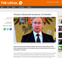 С каких пор Швеция граничит с Россией? (ц)

а вот тут Вы не совсем правы)
я не о границе, я о том, что мы собираемся у них Готланд отжать. Шведское МО уже выбило себе под это дело деньги.