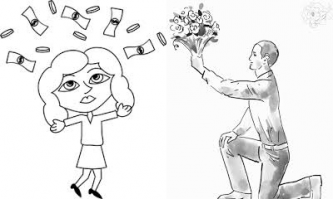 НУ какая брехня, что женщину интересует любовь, а мужчину физическое влечение. ВРАНЬЕ.