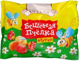 Бешеная пчелка. Кстати вкусные. Мармелад с начинкой.