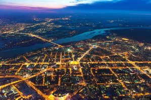 Ночной Новосибирск