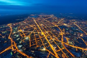 Ночной Новосибирск