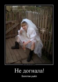 Невеста приехала на свадьбу на тракторе