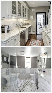 Я может чего то непонимаю, но почему сортир больше кухни?