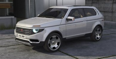 Сплошной X: официальный эскиз нового Lada 4×4