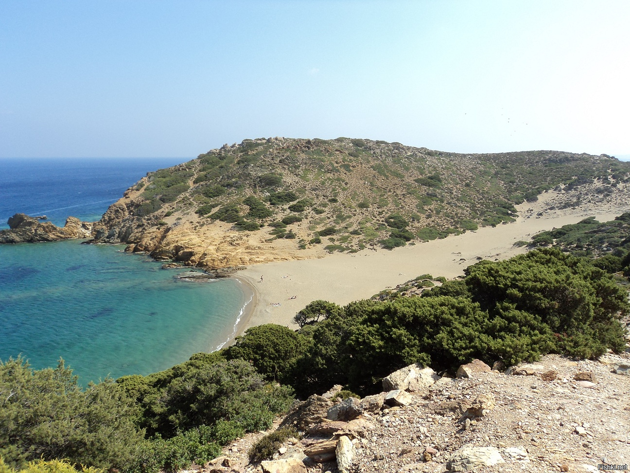 Пляж Ваи (Vai), о. Крит, Греция.