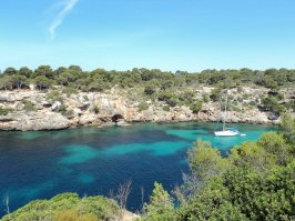 Playa de Cala Pi, о. Майорка, Испания.
