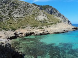Playa de Cala Figuera, о. Майорка, Испания.
