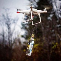 Вот так, пошлешь дрон в магаз, а он тебе вместо водки такое принесет...