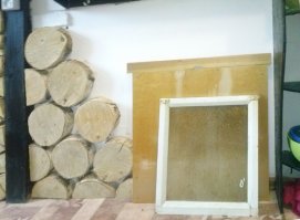 Сделал фальш камин!