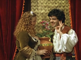 Труффальдино из Бергамо сыграл Константин Райкин, а вот вокальные партии исполнял Михаил Боярский:)