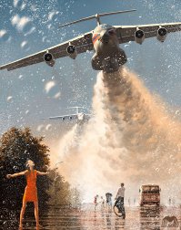 Это из серии - за секунду до. Летальный исход весьма вероятен, была такая тема на тушении лесного пожара, мужики чудом выжили.