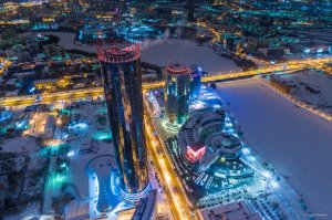"Замерзший" Екатеринбург: