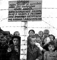 "Советские дети-узники 6-го финского концлагеря в Петрозаводске."
Во время оккупации Советской Карелии финнами в Петрозаводске было создано шесть концлагерей для содержания местных русскоязычных жителей. Лагерь №6 размещался в районе Перевалочной биржи, в нем держали 7000 человек.
Фотография сделана после освобождения Петрозаводска советскими войсками 28 июня 1944 года.
Пи дри лла ты, слабожопая.