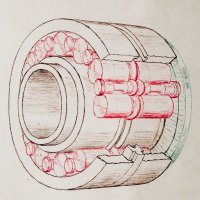 Да это же генератор Серла. Можете загуглить. Можно сказать вечный двигатель. Кстати, в наше время уже по чертежам Серла, немного упростив конструкцию русские ученые-физики Ращин и Годин сделали рабочий генератор, который при определенных условиях переходил на самовозбуждение и качал энергию неизвестно откуда. При работе генератора вокруг него наблюдался "полтергейст", левитация предметов и другие необычные события. Сам же генератор значительно терял вес. Так что на чертеже двигатель НЛО ни больше, ни меньше. Есть куча рабочих прототипов, погуглите - убедитесь.