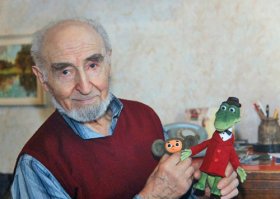 Успенский придумал персонажа, а вот нарисовал его Леонид Аронович Шварцман.