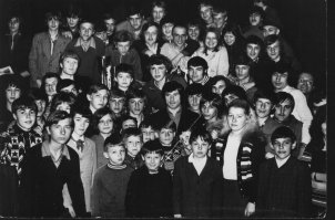 Встреча с Валерием Харламовым. Дмитровский Рыбопромышленный техникум. Май 1976 года.