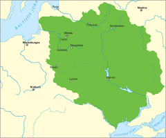 Fact#5 The Largest Kingdom.

In the early 13th century, the map of Lithuania was much larger. The tribes in the area formed the Kingdom of Lithuania, quickly expanding outwards into Mongol-controlled Russia, as well as segments of Poland, Ukraine, and Belarus. By the late 14th century this Grand Duchy of Lithuania was the largest kingdom in Europe. 

Где то тут не прав 
отдайте литве ее земли ))) я думаю они бы с радостью отдали вам выход в балтийское море если бы получили выход к теплому черному