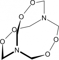 Занимательная штука, это когда засыпаем в перикись уротропин (сухой спирт), и добавляем кислоты (можно лимонную, участвует как катализатор), а потом фильтруем осадочек.

Получаем весёлые кристалики, чуть стабильнее гремучего йода. Кто химию курит, всё остальное поймёт по формуле.

Шикарные мины для тараканов. Если кристаллик гремучего йода отрывает лапки, то эта штука размазывает по ближайшей стене.